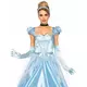 Prinsessmaskeraddräkt, blå satinklänning dam, Storlek: Medium (40-42), image 3