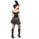 Sexig häxmaskeraddräkt med livstycke dam Halloween, Storlek: Small, image 3