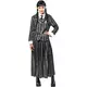 Skoluniformsmaskeraddräkt Mercredi Addams™ dam, Storlek: Medium, image 2