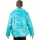 Blå fuskpälsrock vuxen, Storlek: X-Large (190 cm), image 2