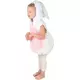 Vit och rosa kaninmaskeraddräkt utan ärmar barn, Storlek: 3-4 år(98-104 cm), image 3