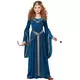 Lyxig medeltida prinsessmaskeraddräkt i sammet flicka, Storlek: 4-6 år (116 cm), image 3